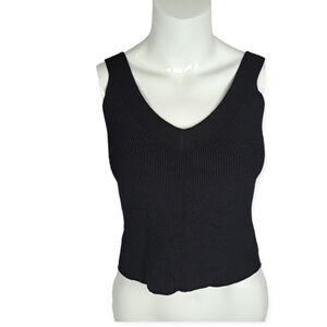 FRANK and Oak Knitted Cropped tank top